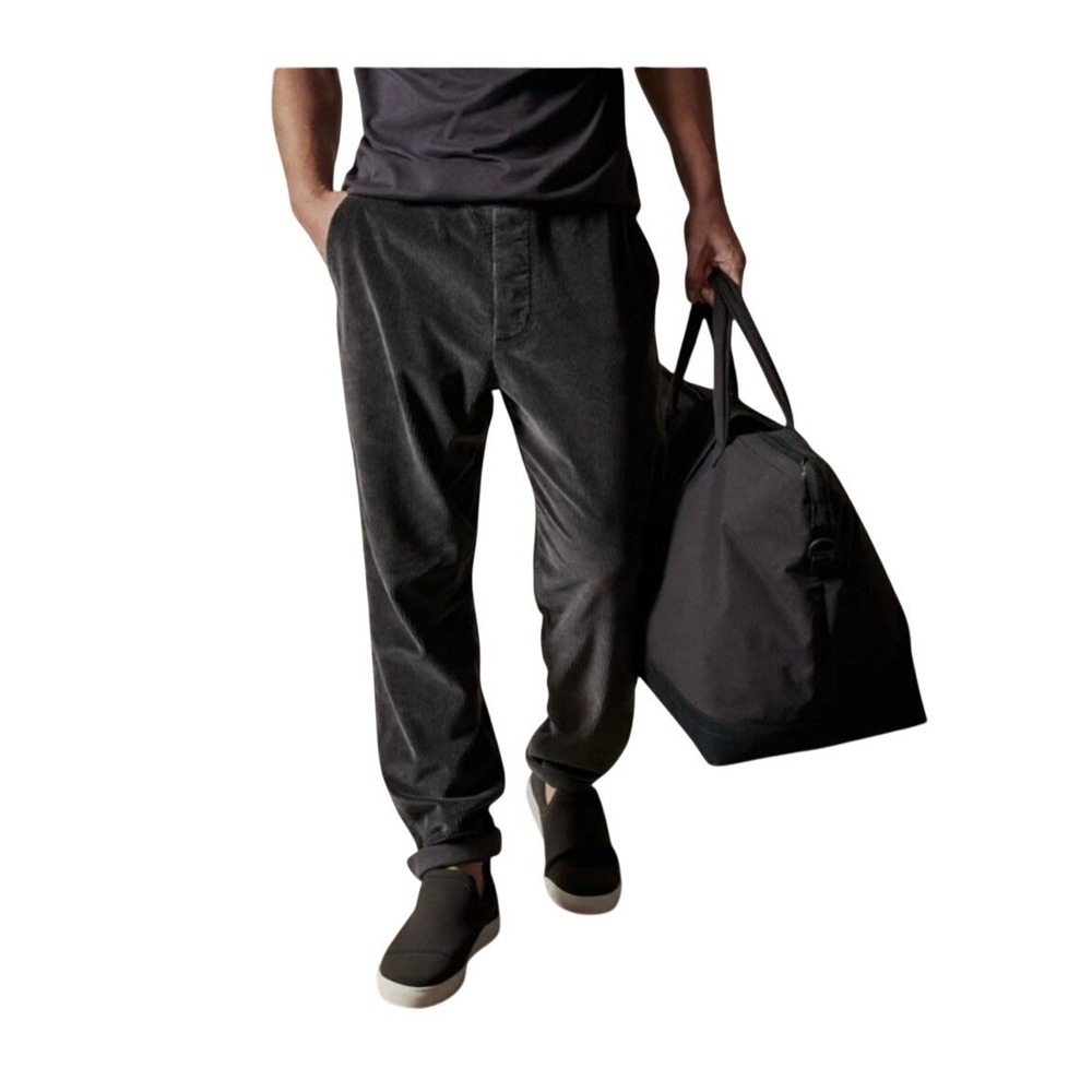 James Perse Jumbo Relaxed Fit Corduroy Drawstring Chino Pants Magma‎ Grey 2 / M